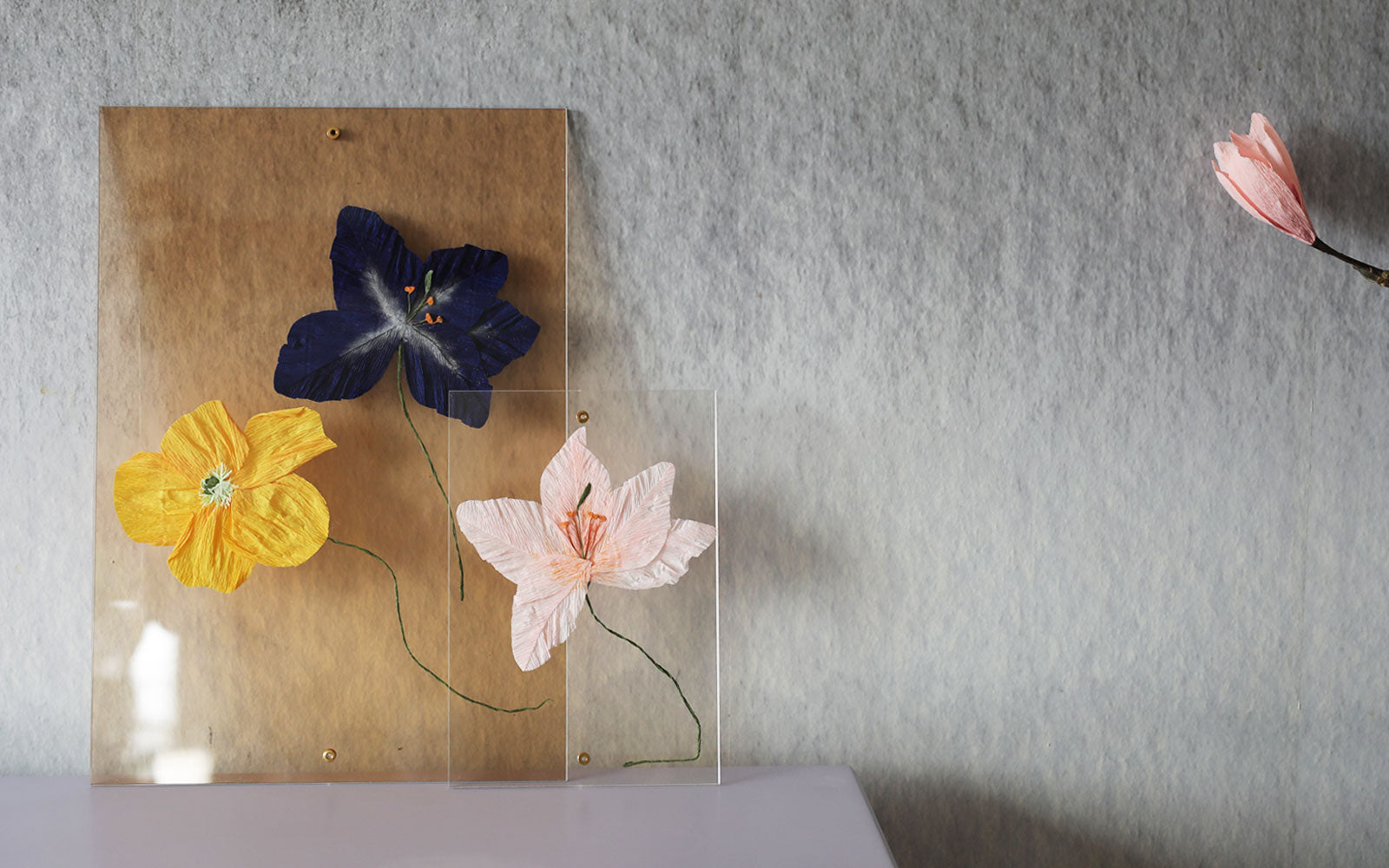 DIY TIL PRESSET PAPIRBLOMST MED LABDECOR