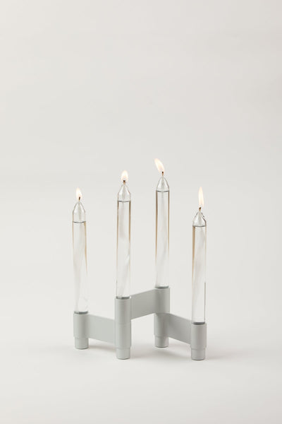 LINK, CANDLE HOLDER, MATT ALUMINUM