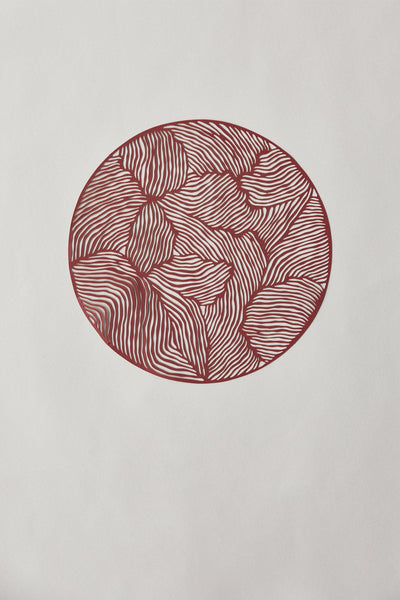PAPERCUT, A5, ORGANIC, CIRCLE, BORDEAUX