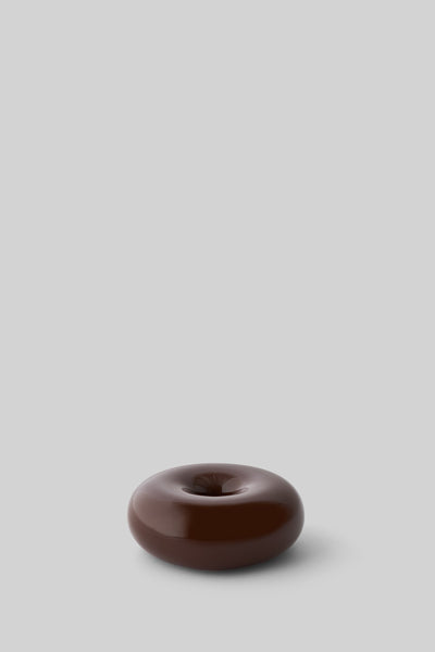 BOB CANDLE HOLDER, SMALL, BROWN
