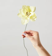 PAPER FLOWER, DAHLIA, YELLOW, 120430Y