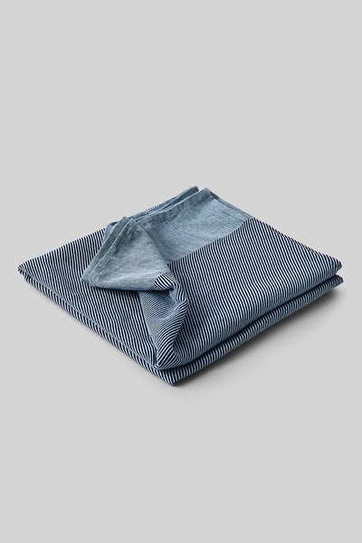 KUSCHELDECKE, DUNKELBLAU/HELLBLAU