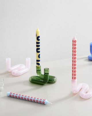 // WAVE - CANDLE HOLDER AND NEW CANDLES