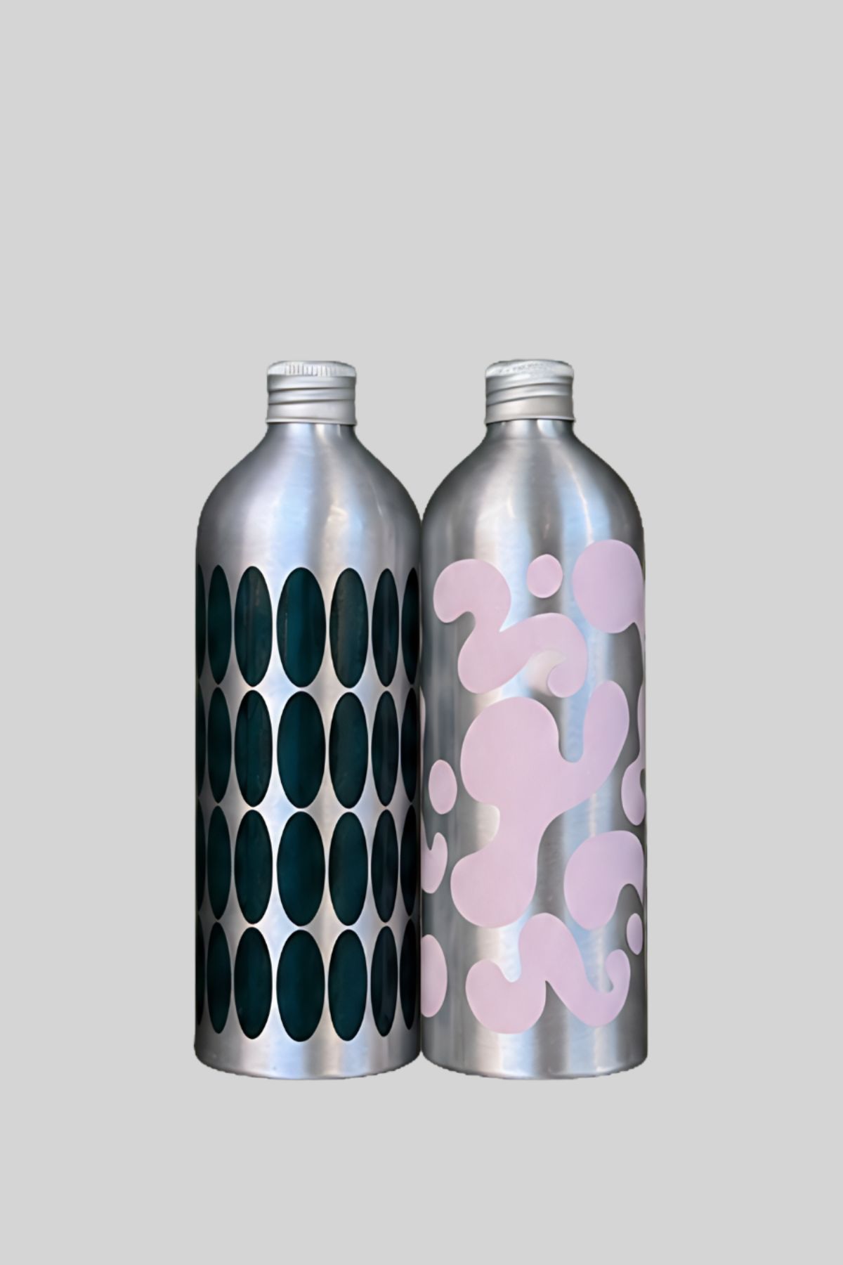 BOTTLE, SMALL, 2 PCS, DARK GREEN/ROSE