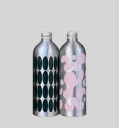 BOTTLE, SMALL, 2 PCS, DARK GREEN/ROSE