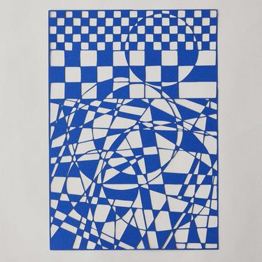 PAPERCUT, A4, GEOMETRIC, RECTANGLE, BLUE