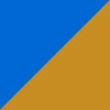 PITCHER, BLUE/MILKY AMBER