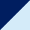 STUMPENKERZE, DUNKELBLAU/HELLBLAU