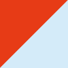 THROW, RED/LIGHT BLUE