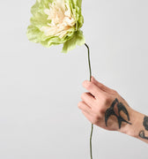 PAPER FLOWER, VEGGIE ROSE, GREEN