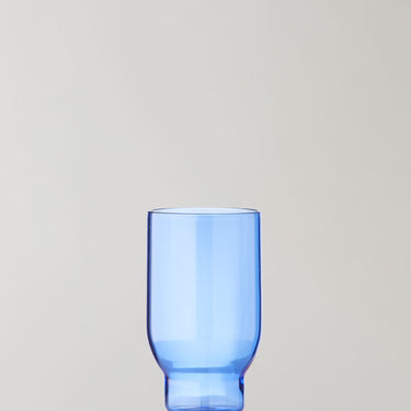 GLASWAREN,  WASSER GLAS, GROSS, 2 STÜCKE, BLAU