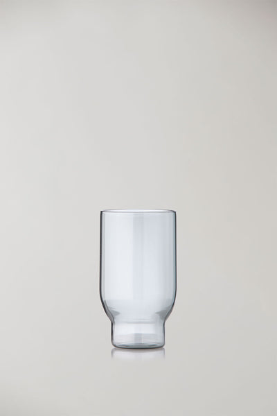GLASSWARE, WATER GLASS, TALL, 2 PCS, SMOKE