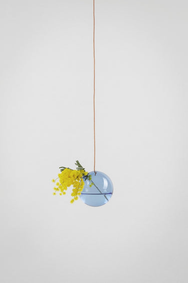 HANGING FLOWER BUBBLE, SMALL, BLUE