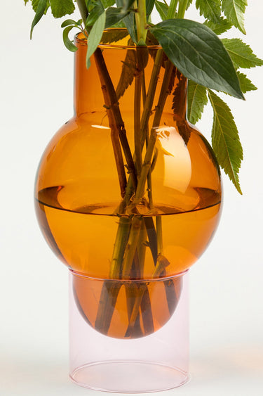 BUBBLE TUBE, GROß, AMBER