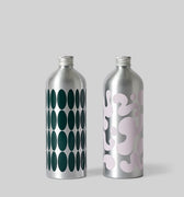 BOTTLE, SMALL, 2 PCS, DARK GREEN/ROSE