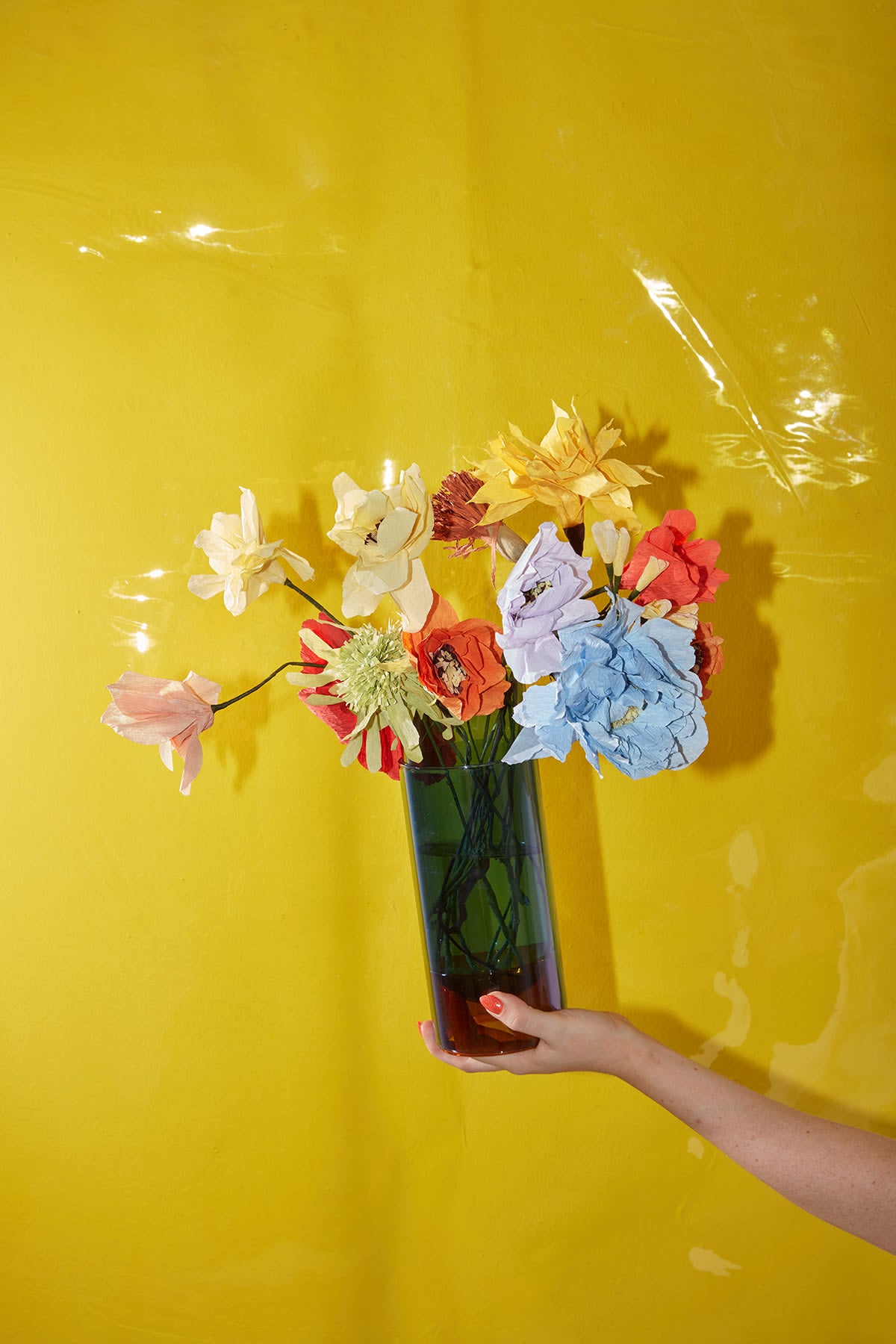 BOUQUET TUBE, LARGE, BLUE