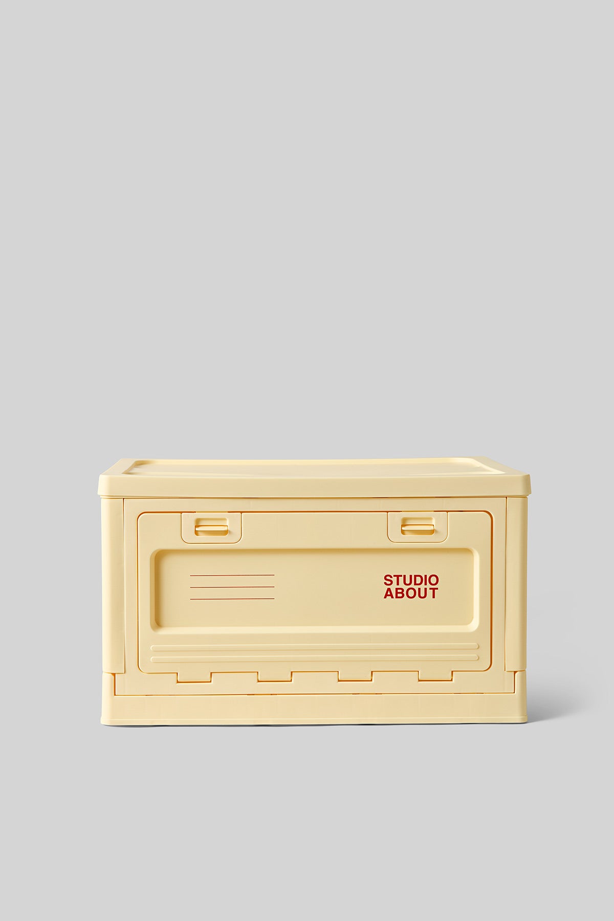 BOX, LARGE, LIGHT YELLOW