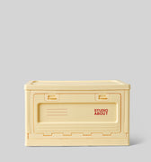 BOX, LARGE, LIGHT YELLOW