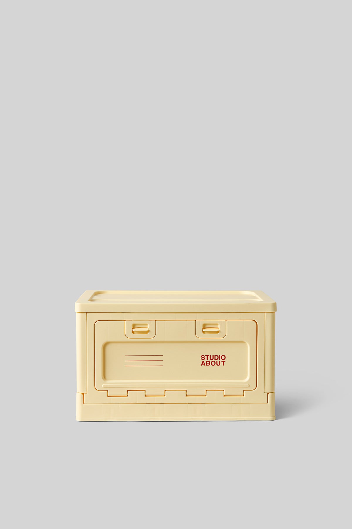 BOX, MEDIUM, LIGHT YELLOW