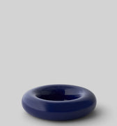 BOB CANDLE HOLDER, LARGE, DARK BLUE