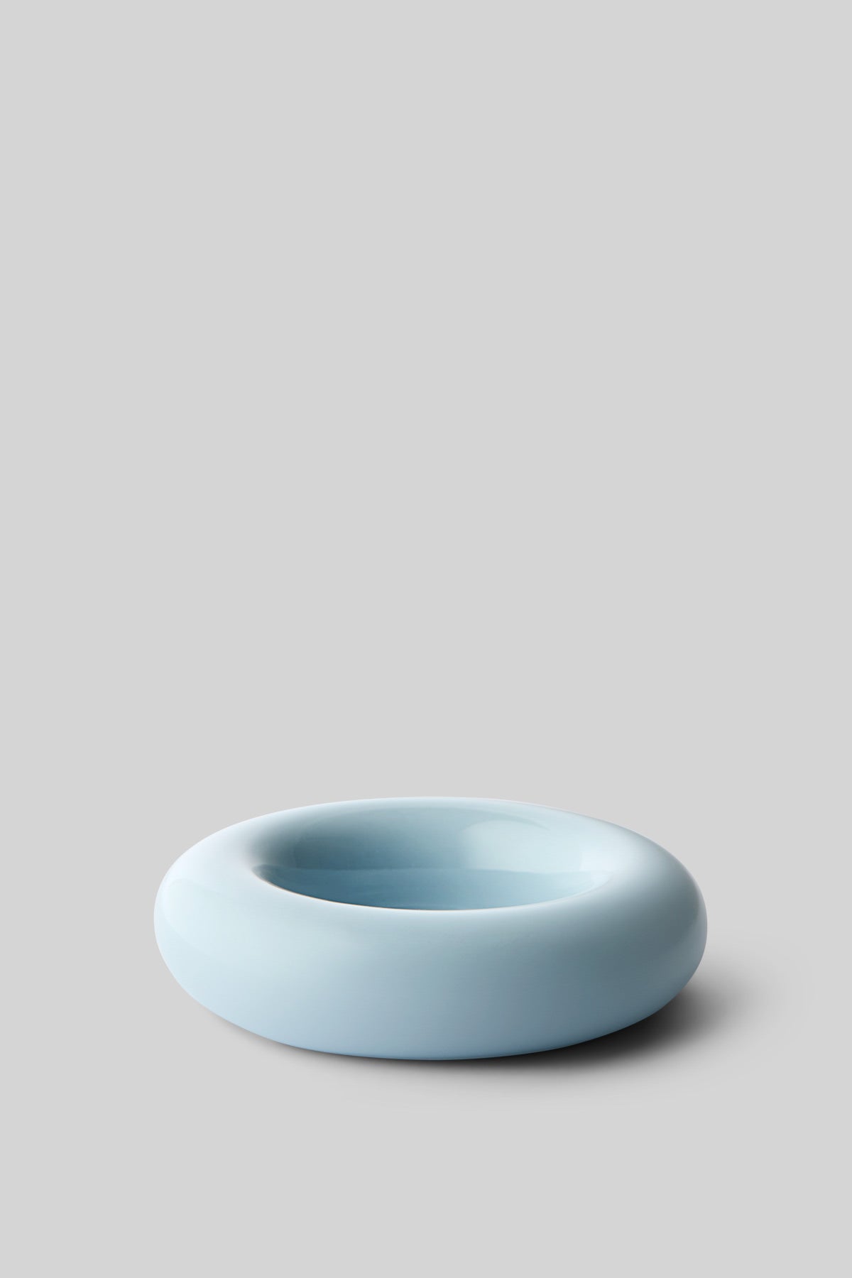 BOB CANDLE HOLDER, LARGE, LIGHT BLUE