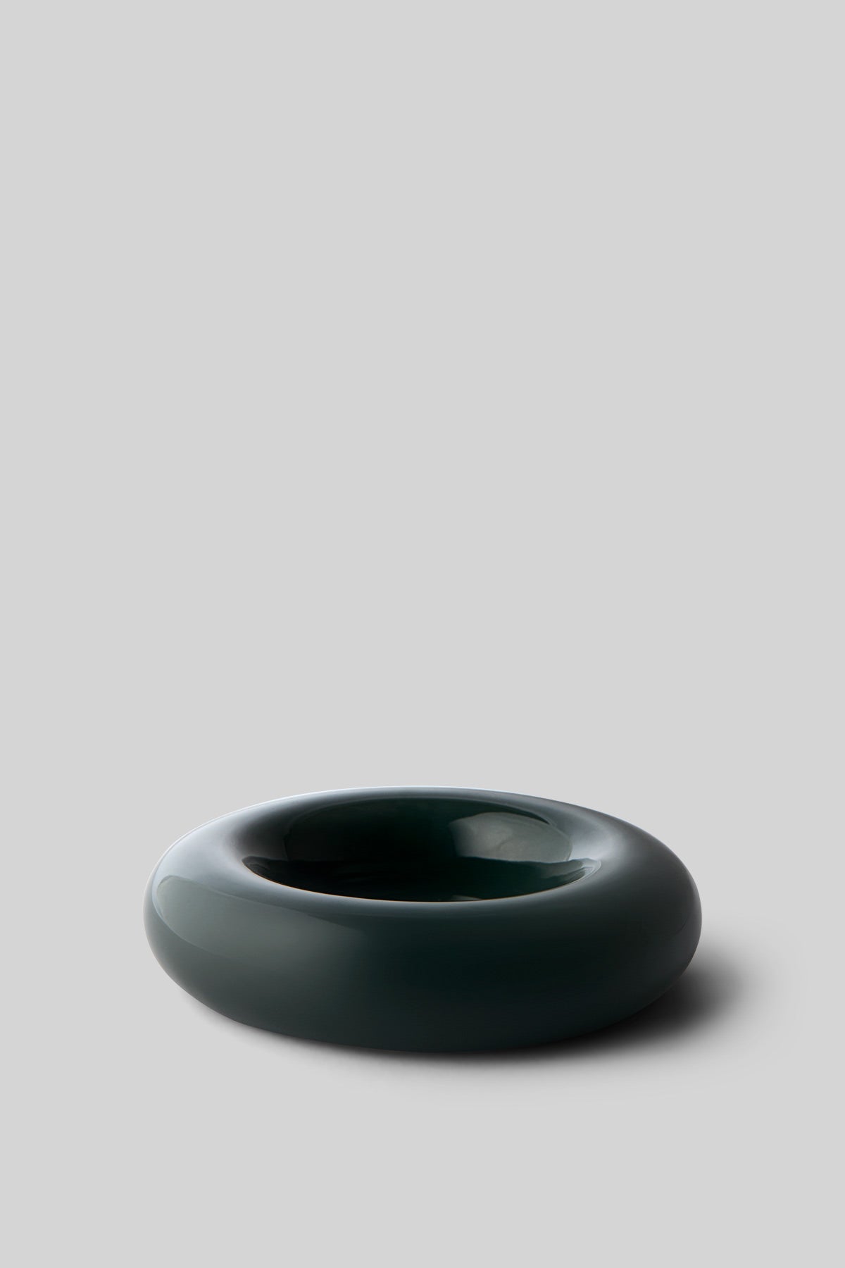 BOB CANDLE HOLDER, LARGE, DARK GREEN