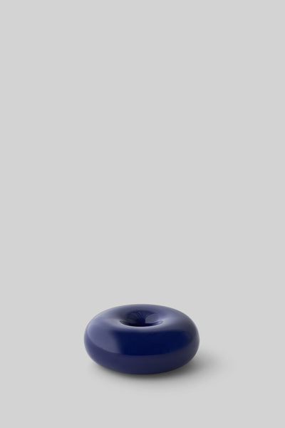 BOB CANDLE HOLDER, SMALL, DARK BLUE