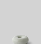 BOB CANDLE HOLDER, SMALL, LIGHT GREY
