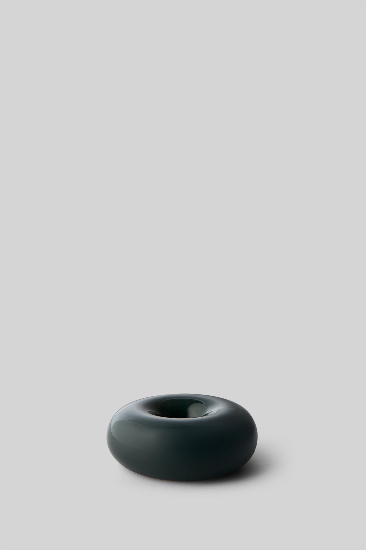 BOB CANDLE HOLDER, SMALL, DARK GREEN