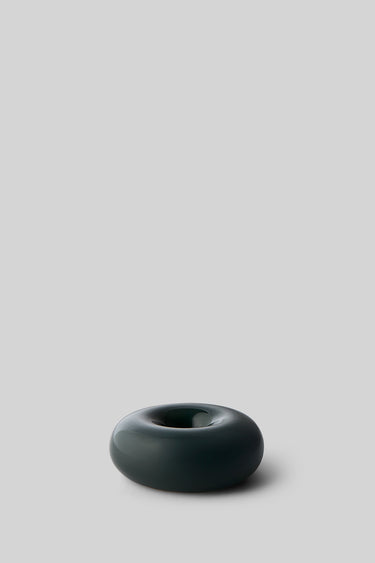 BOB CANDLE HOLDER, SMALL, DARK GREEN