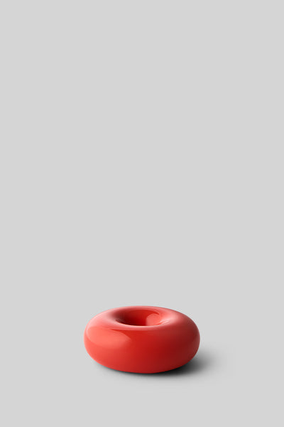 BOB KERZENHALTER, KLEIN, ROT