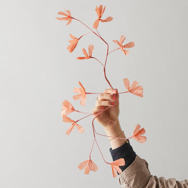 PAPER FLOWER, BRANCH GRANDE, PEACH, 320620P