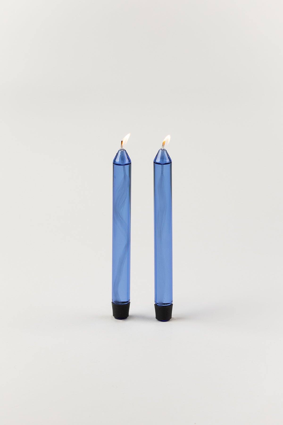 GLASS CANDLES, OIL CANDLES, BLUE