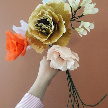 PAPER FLOWER, AFRICAN LILY, YELLOW, 100430Y