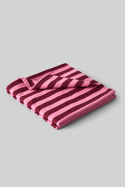 THROW, BORDEAUX/PINK
