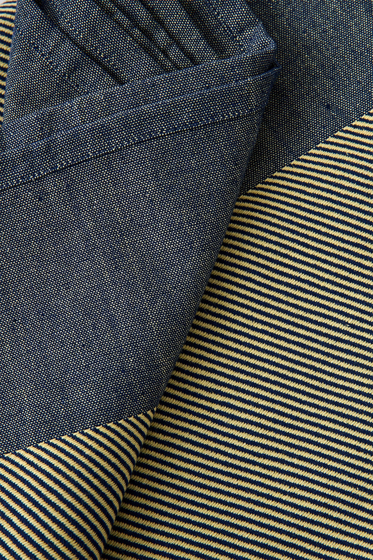 THROW, YELLOW/DARK BLUE