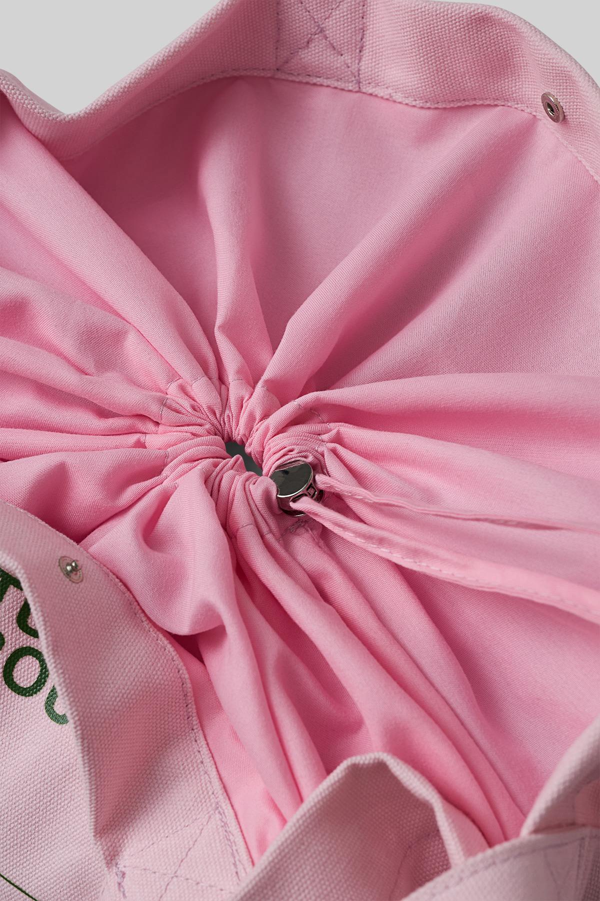 TOTE BAG, ROSE/GREEN