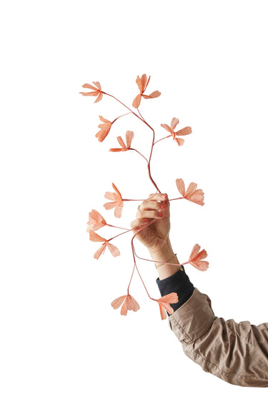 PAPER FLOWER, BRANCH GRANDE, PEACH