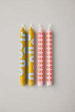 CANDLES, OCKER/ROSA