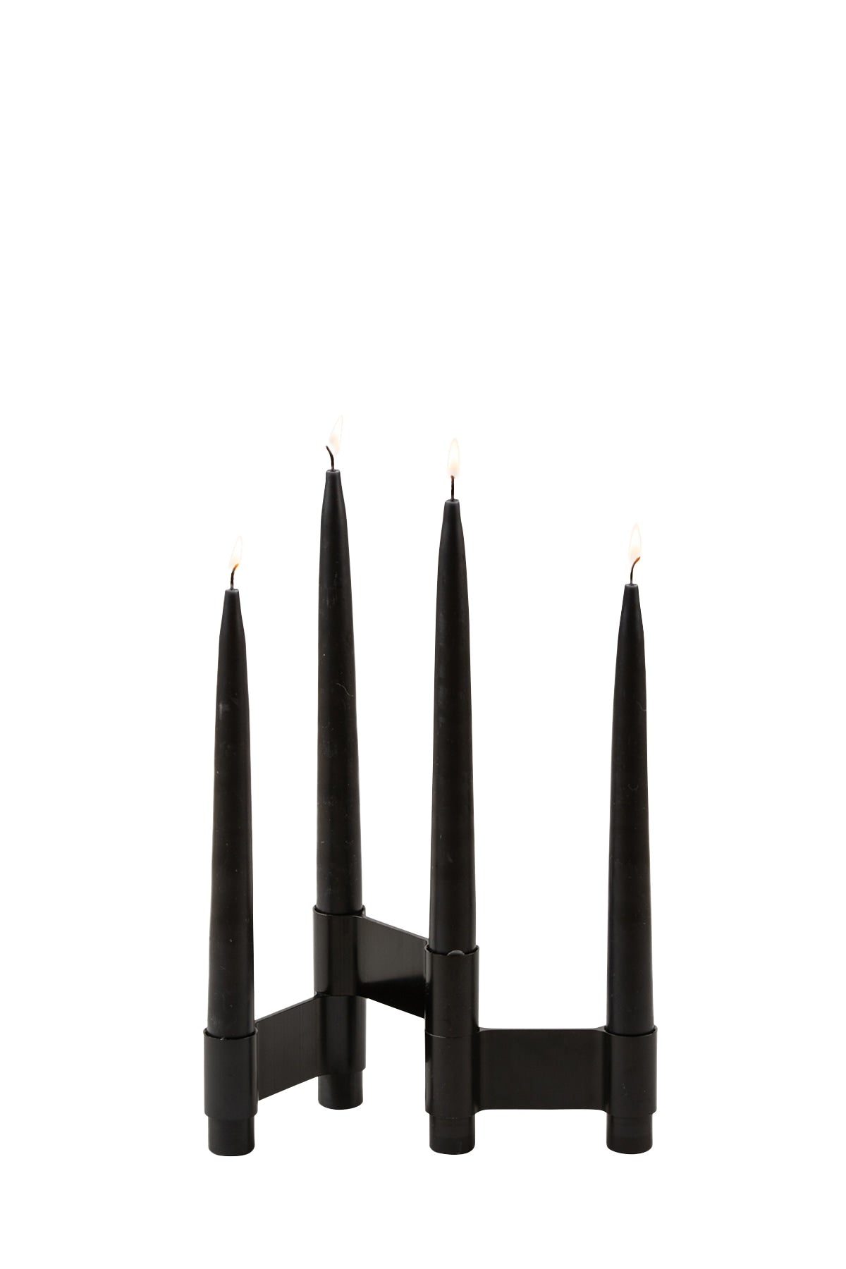 LINK, CANDLE HOLDER, BLACK ANODIZED