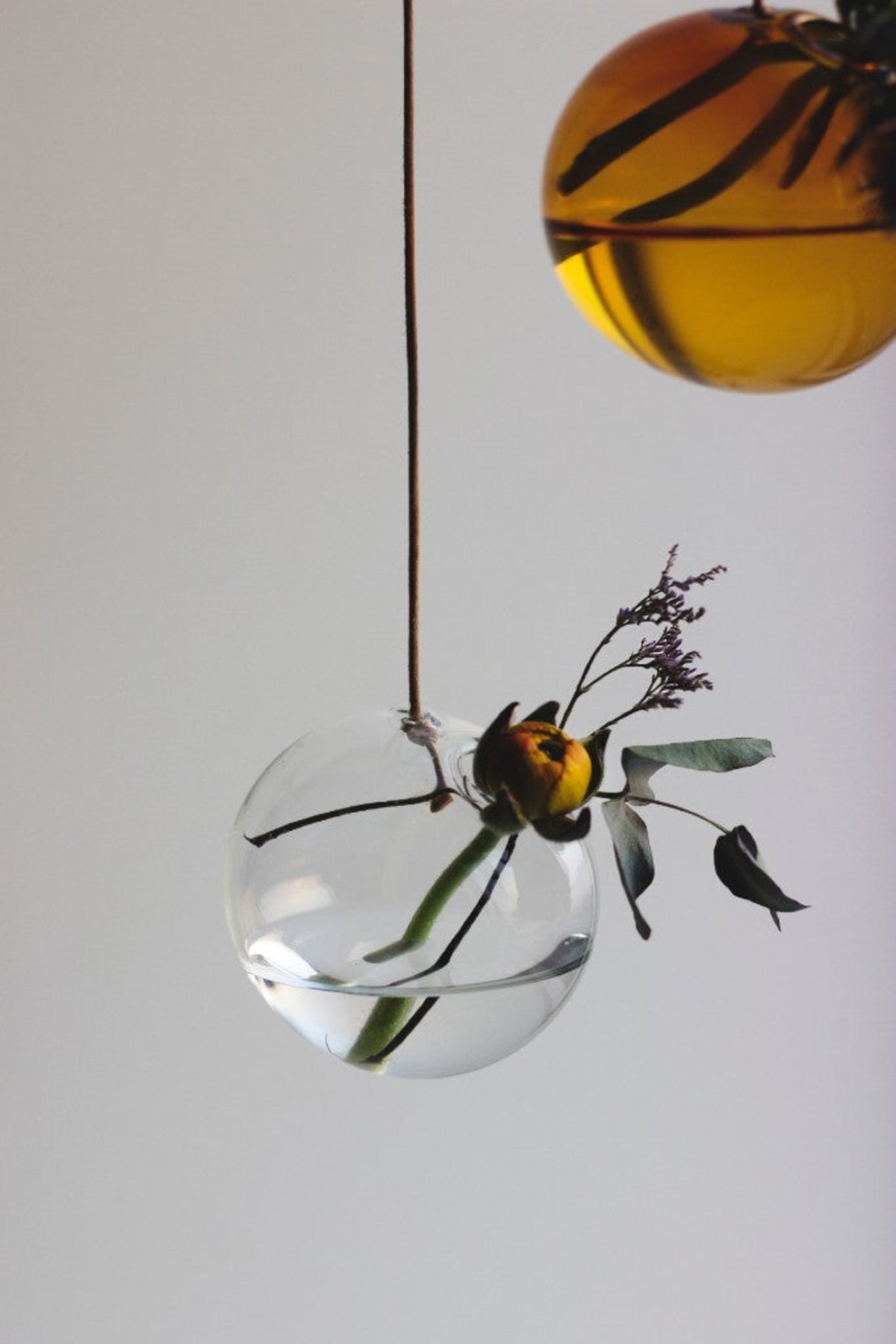 HANGING FLOWER BUBBLE, SMALL, TRANSPARENT, 8015T