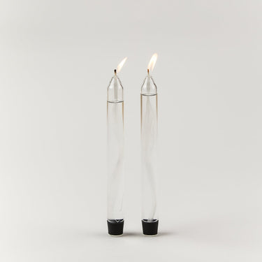 GLASS CANDLES, OIL CANDLES, TRANSPARENT