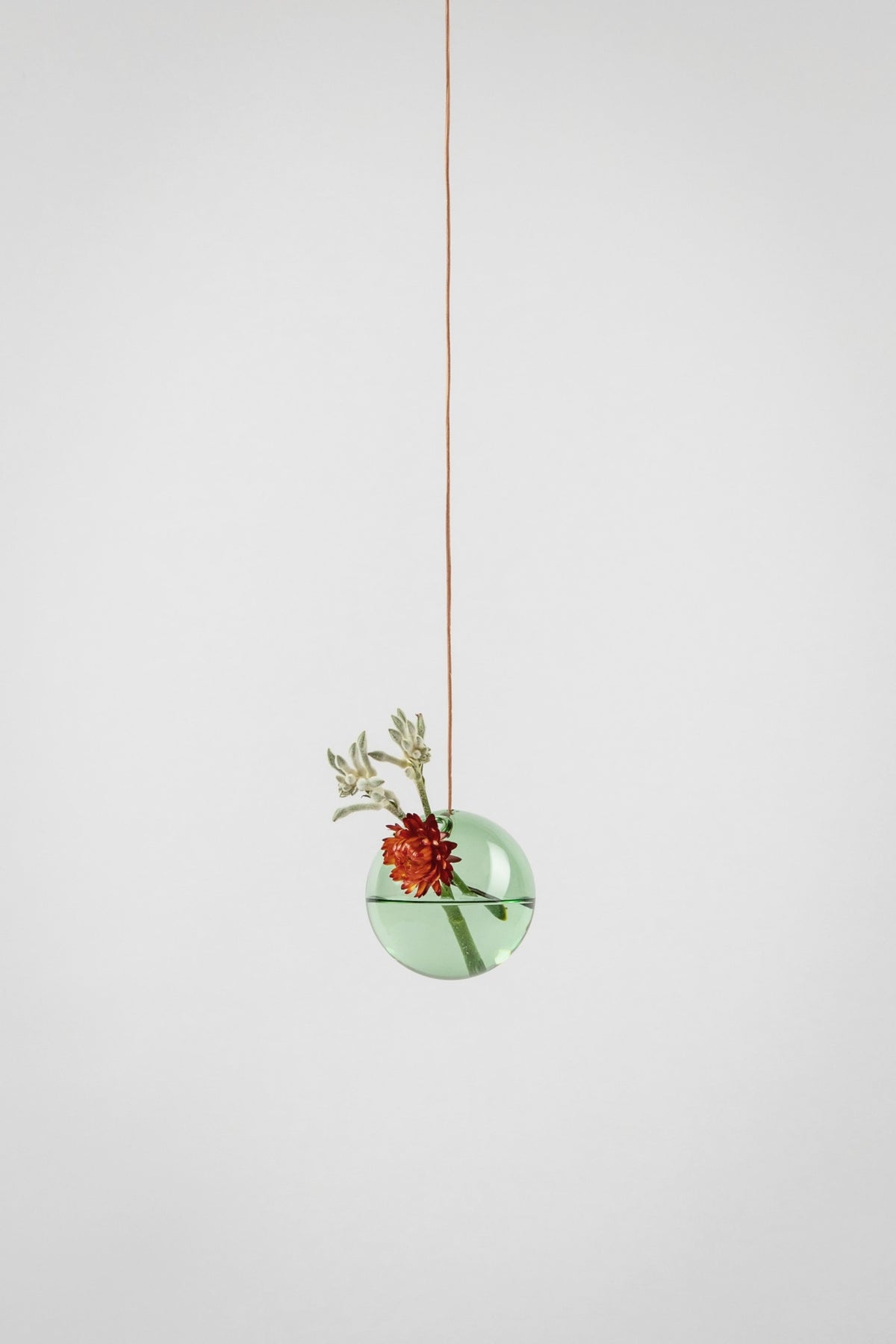 HANGING FLOWER BUBBLE, SMALL, GREEN, 8015G